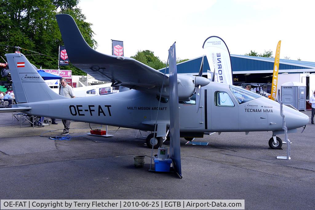 OE-FAT, Tecnam P-2006T C/N 016, Tecnam P2006T, c/n: 016 displayed at AeroExpo 2010