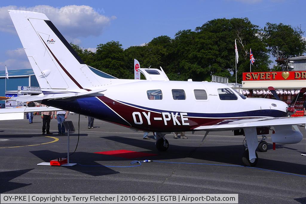 OY-PKE, 2008 Piper PA-46-500TP Malibu Meridian C/N 4697350, 2008 Piper PA-46-500TP, c/n: 4697350 at AeroExpo 2010