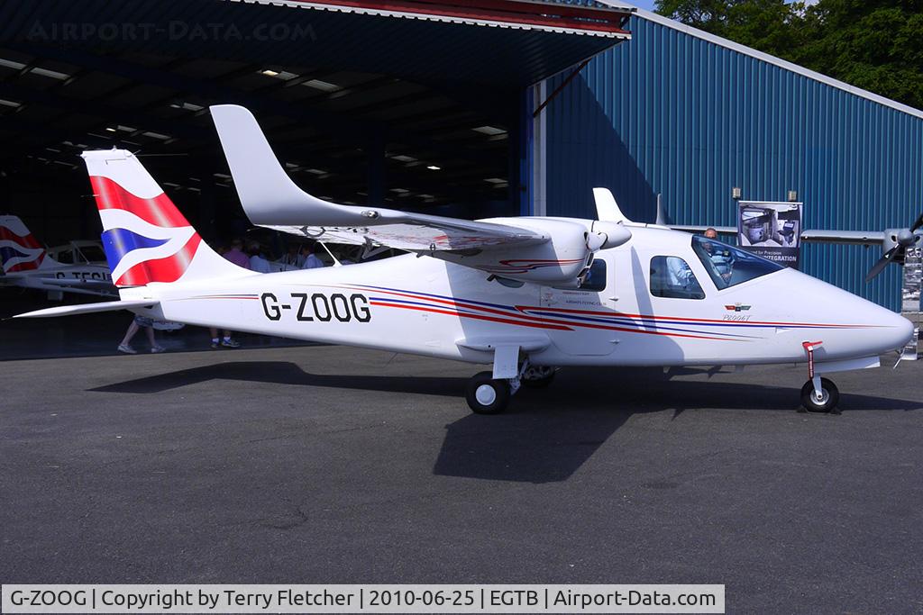 G-ZOOG, 2010 Tecnam P-2006T C/N 049, 2010 COSTRUZIONI AERONAUTICHE TECNAM SRL TECNAM P2006T, c/n: 049 displayed at AeroExpo 2010