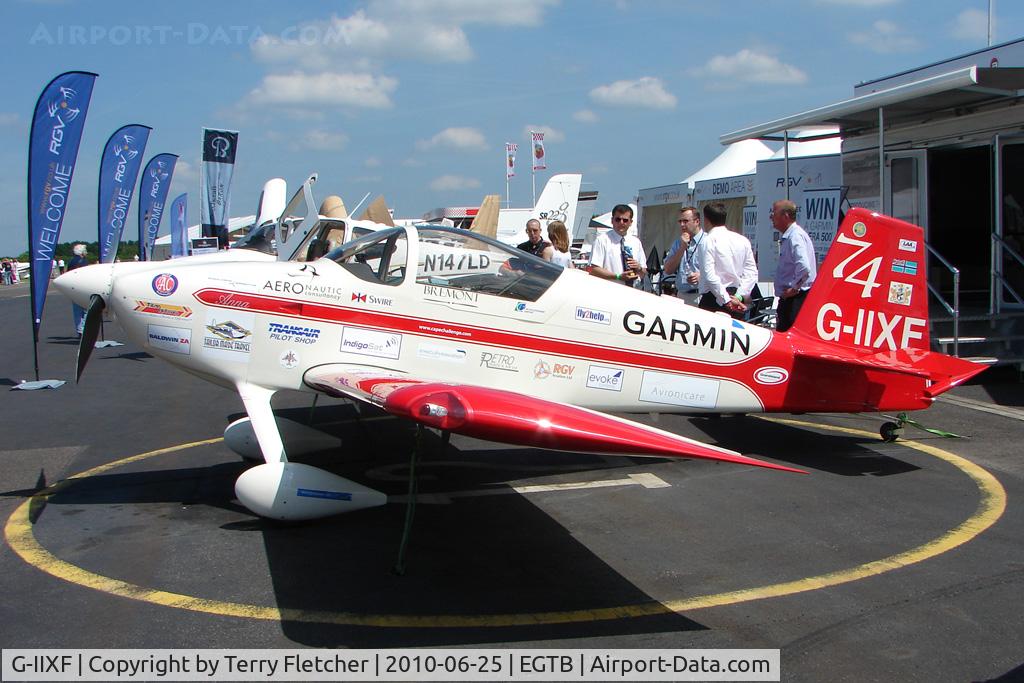 G-IIXF, 2007 Vans RV-7 C/N PFA 323-13844, 2007 Noujaim S And Noujaim Ca VANS RV-7, c/n: PFA 323-13844 displayed at AeroExpo 2010