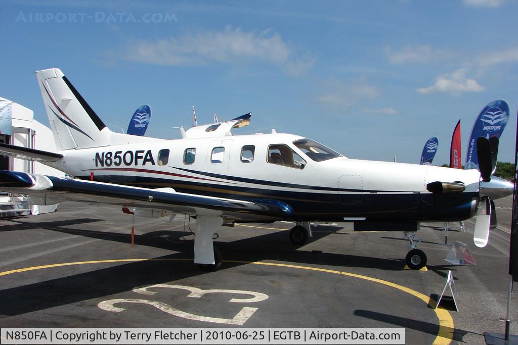 N850FA, Socata TBM 850 C/N 471, 2008 Eads Socata TBM 700, c/n: 471 displayed at AeroExpo 2010