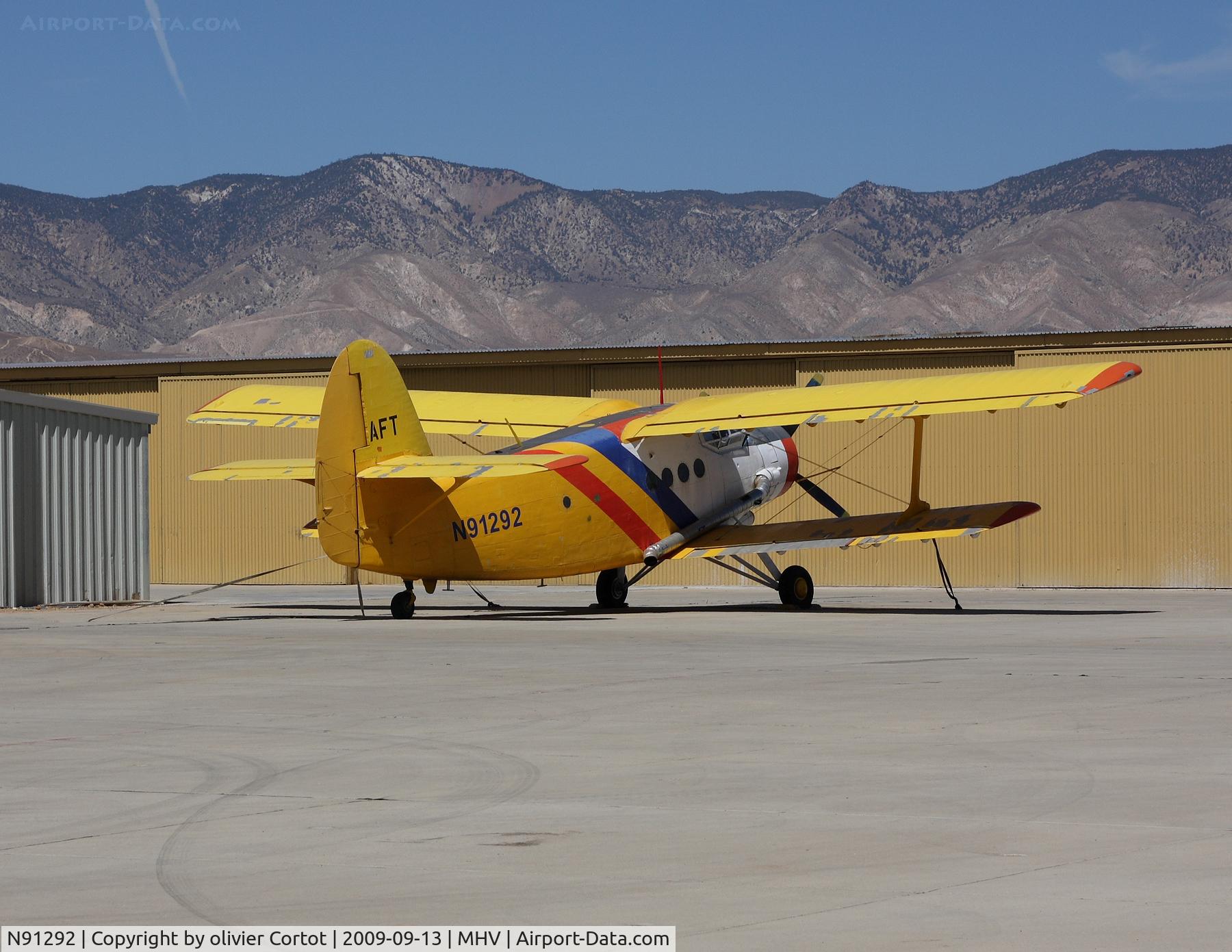 N91292, PZL-Mielec AN-2 C/N 1G17816, under the desert sun, Mojave