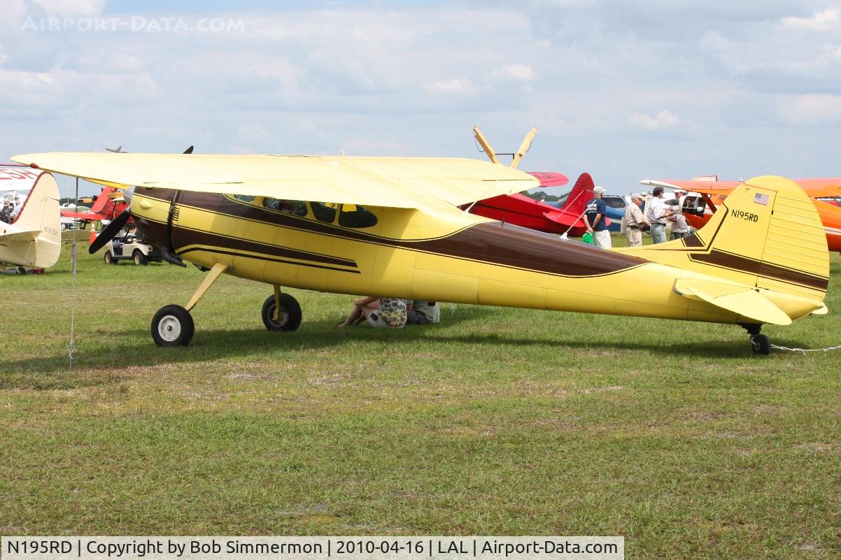 N195RD, 1952 Cessna 195B Businessliner C/N 7895, Sun N Fun 2010