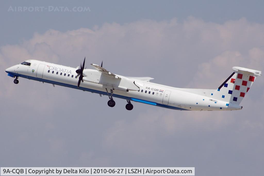 9A-CQB, 2008 De Havilland Canada DHC-8-402Q Dash 8 C/N 4211, CTN [OU] Croatia Airlines