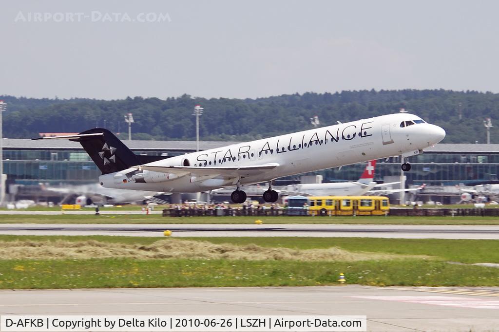 D-AFKB, 1994 Fokker 100 (F-28-0100) C/N 11527, KIS [3T] Contactair