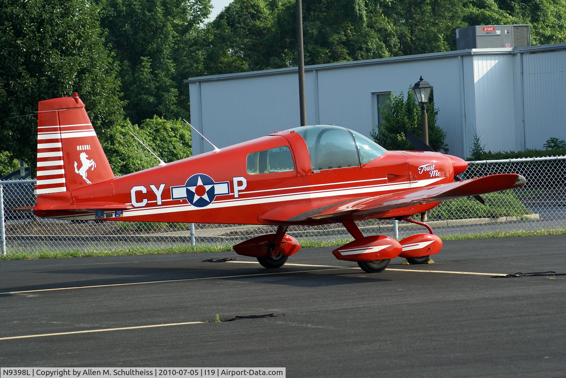 N9398L, 1971 American Aviation AA-1A Trainer C/N AA1A-0098, 1971 American AA-1A