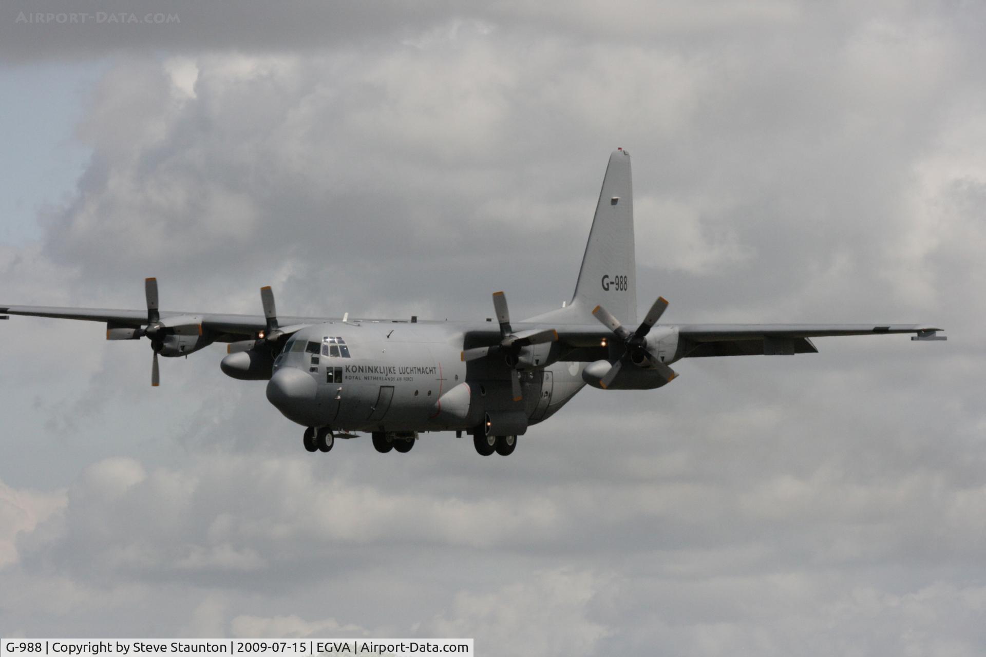 G-988, 1983 Lockheed C-130H Hercules C/N 382-4988, Taken at the Royal International Air Tattoo 2009