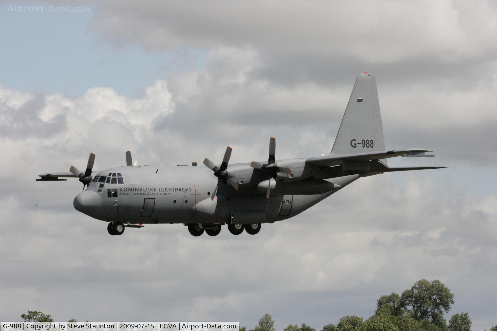 G-988, 1983 Lockheed C-130H Hercules C/N 382-4988, Taken at the Royal International Air Tattoo 2009