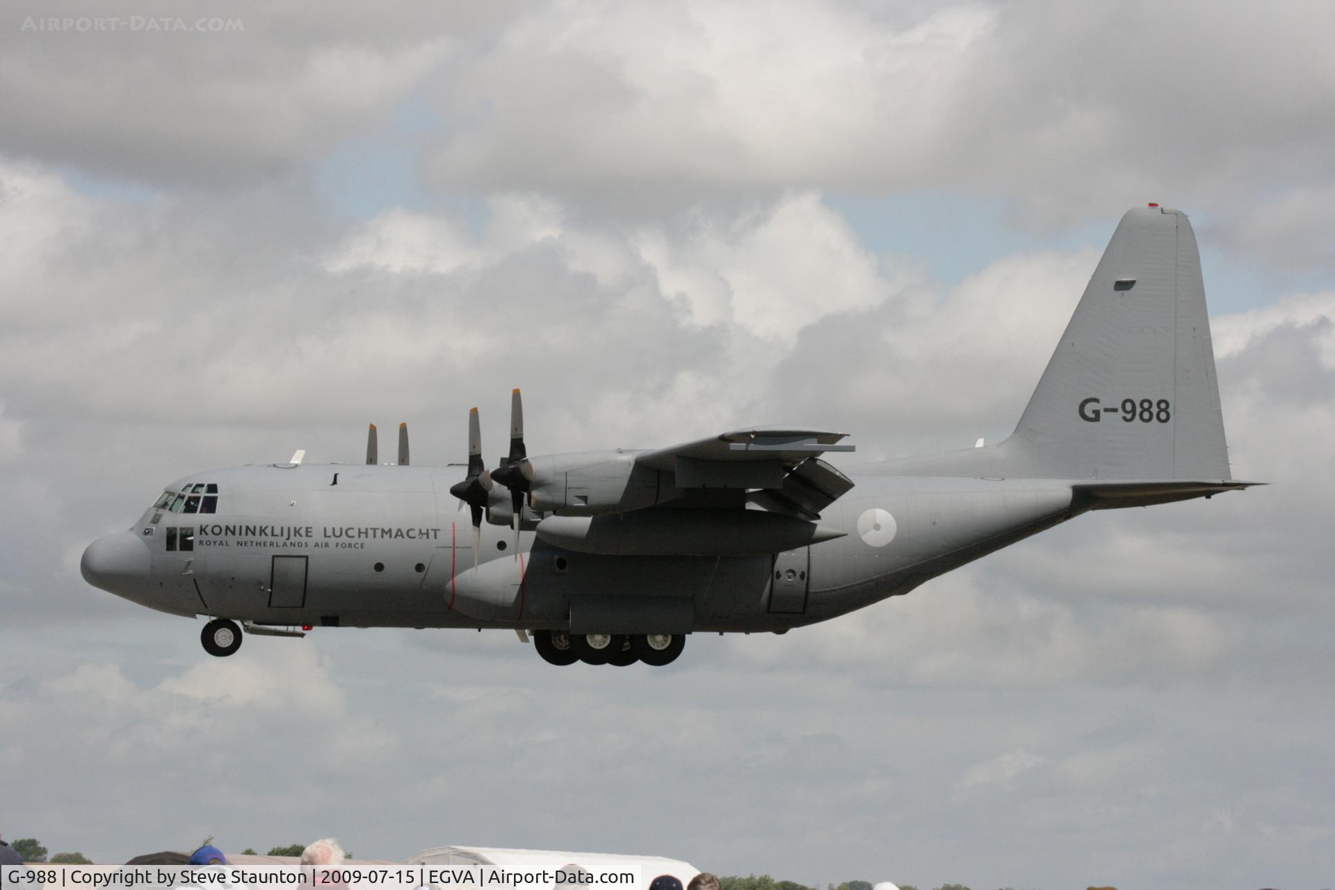 G-988, 1983 Lockheed C-130H Hercules C/N 382-4988, Taken at the Royal International Air Tattoo 2009