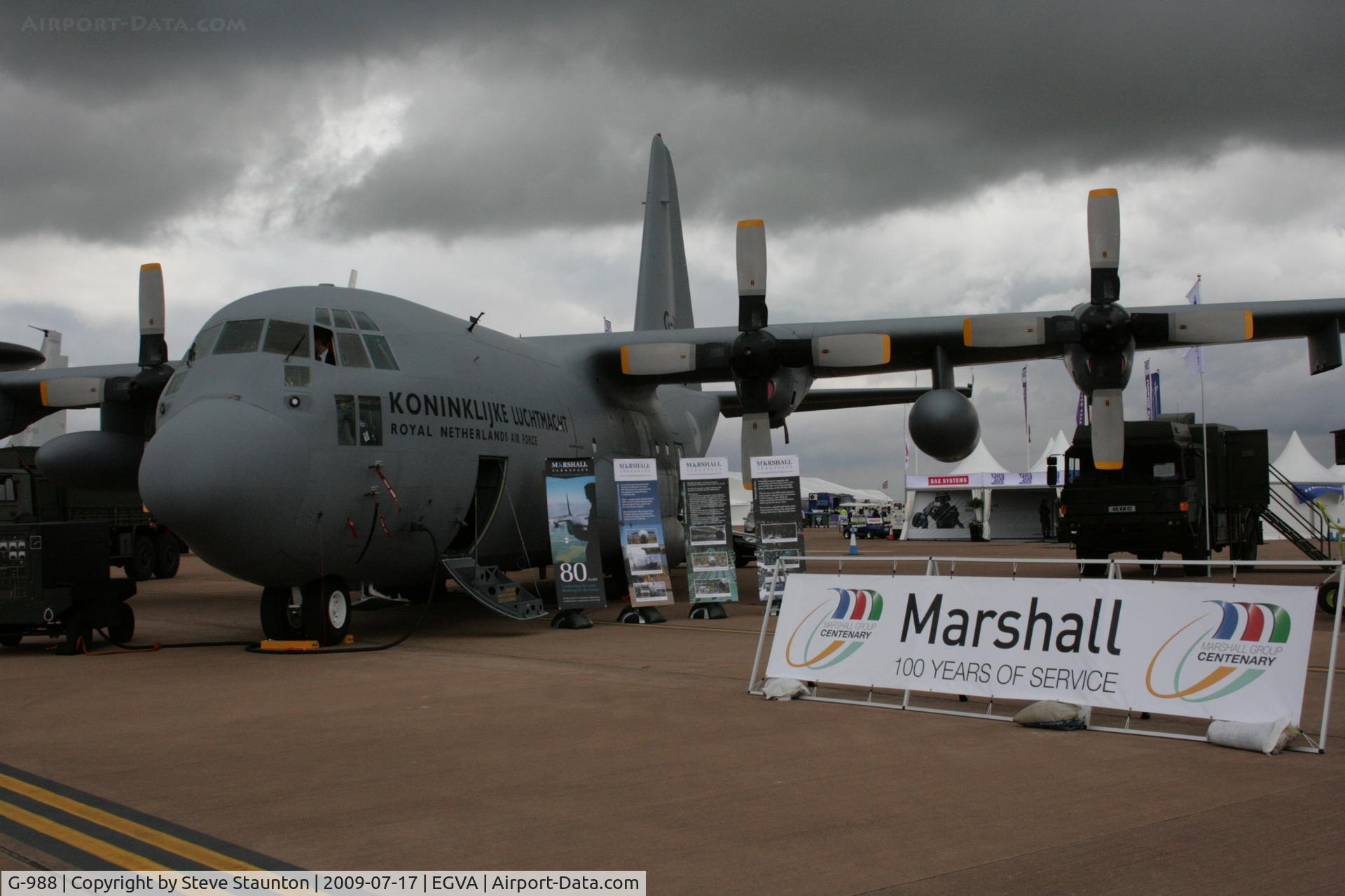 G-988, 1983 Lockheed C-130H Hercules C/N 382-4988, Taken at the Royal International Air Tattoo 2009