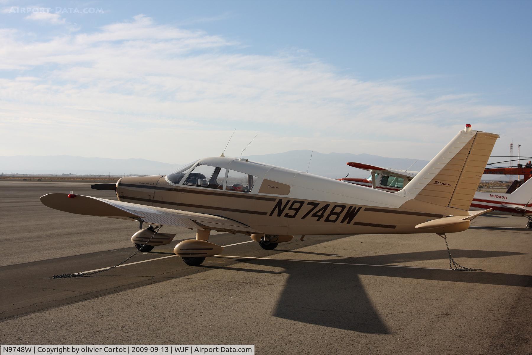 N9748W, 1967 Piper PA-28-140 C/N 28-23231, Lancaster airfield