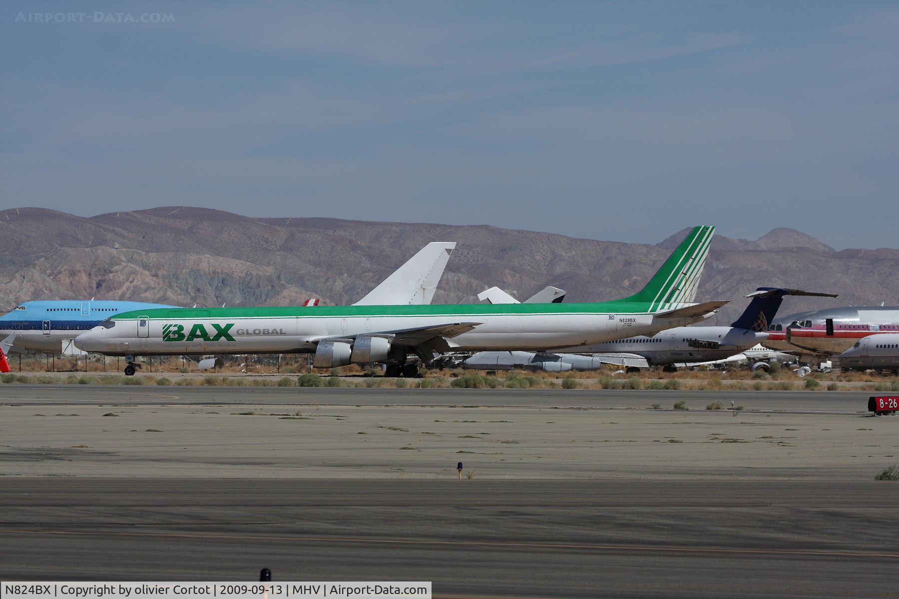 N824BX, 1968 Douglas DC-8-71F C/N 45946, Now in the desert of Mojave...