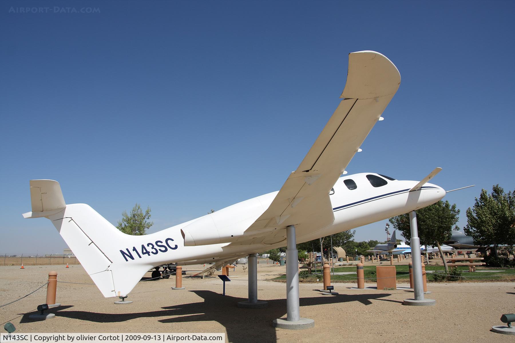 N143SC, Scaled Composites 143 C/N 001, Now in the joe davis heritage air park