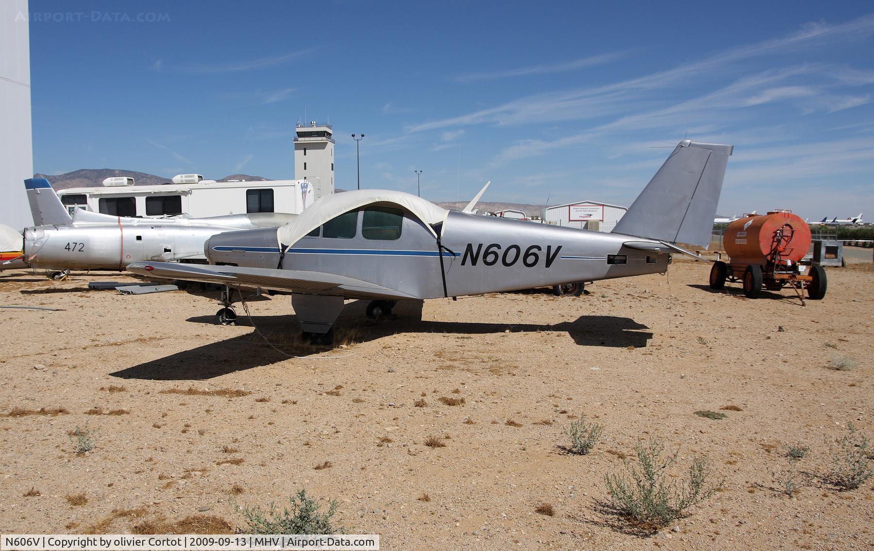 N606V, 1960 Beech 35-33 Debonair C/N CD-86, has seen better days ! in Mojave now...