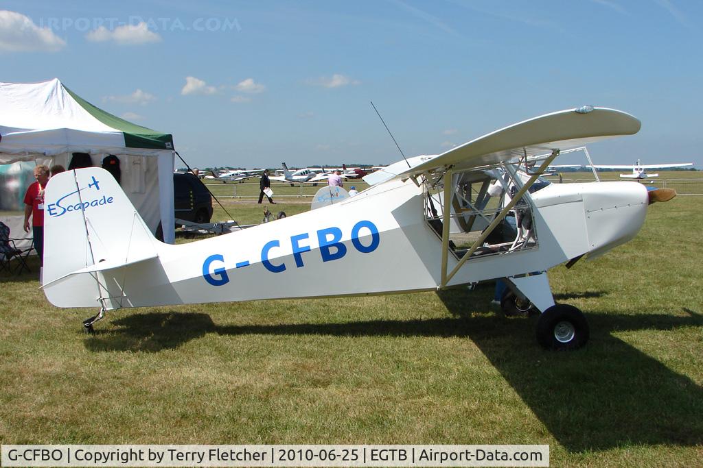 G-CFBO, 2007 Escapade Jabiru(3) C/N BMAA/HB/538, 2007 THORNTON JF ESCAPADE JABIRU(3), c/n: BMAA/HB displayed at AeroExpo 2010
