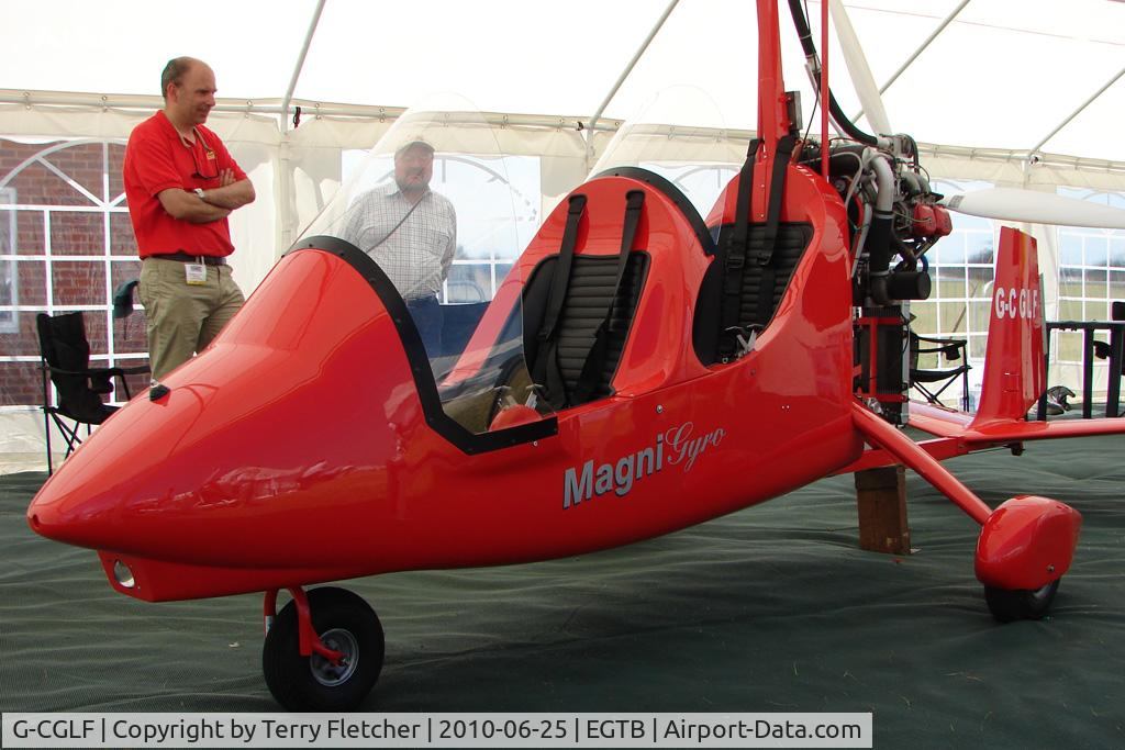 G-CGLF, 2009 Magni Gyro M-16C Tandem Trainer C/N 16-09-5614, Gyro displayed at AeroExpo 2010