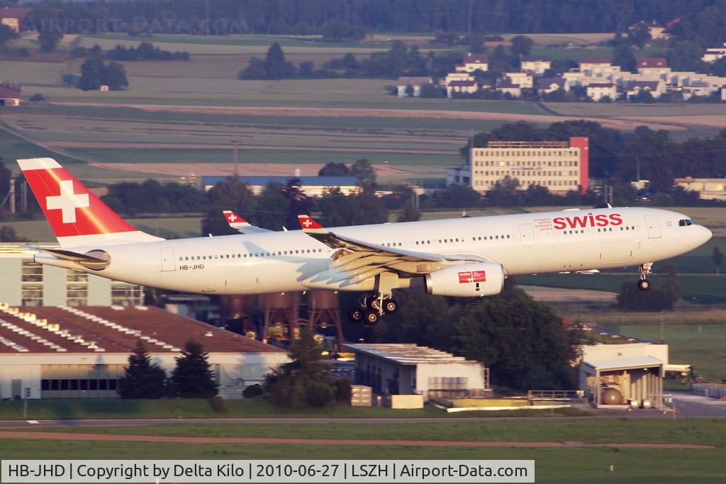 HB-JHD, 2009 Airbus A330-343 C/N 1026, SWR [LX] Swiss International Air Lines