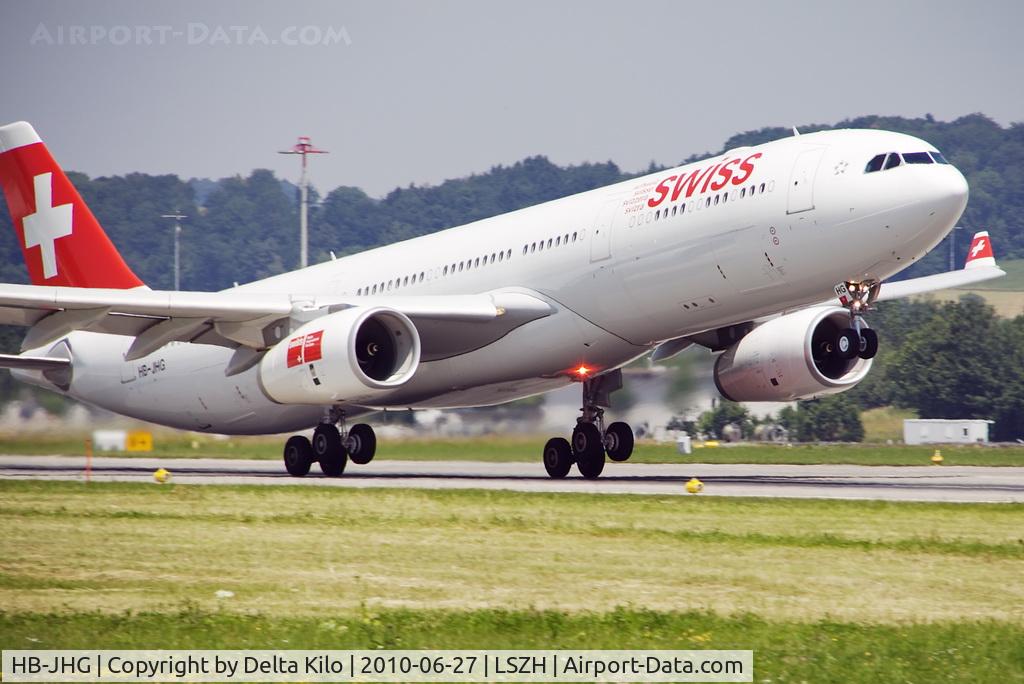 HB-JHG, 2010 Airbus A330-343X C/N 1101, SWR [LX] Swiss International Air Lines Airbus A-330-343E c/n 1101