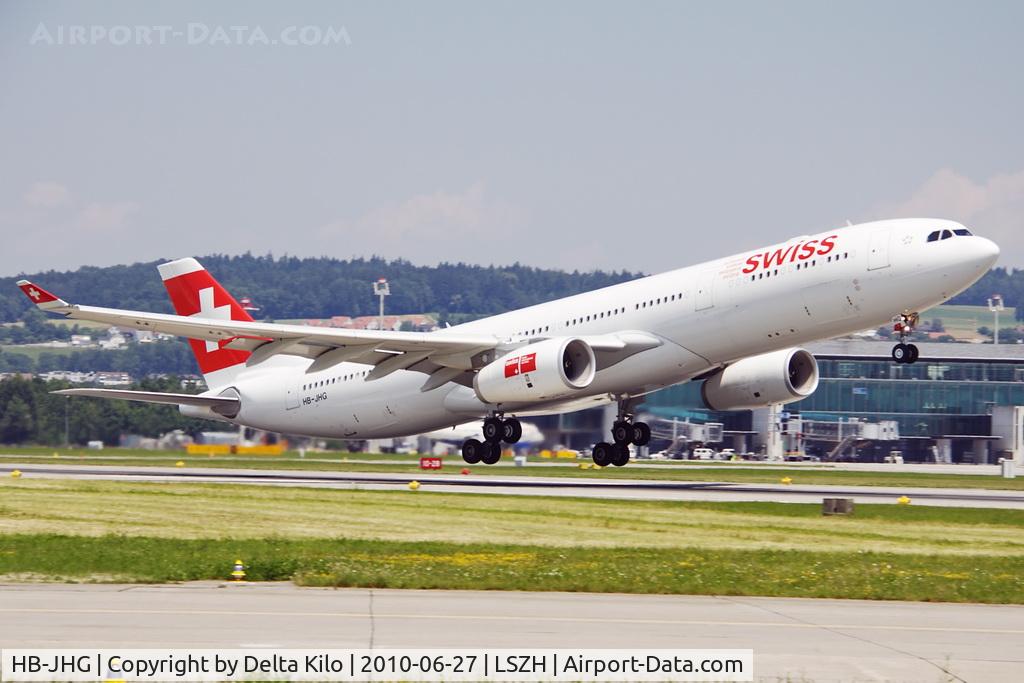 HB-JHG, 2010 Airbus A330-343X C/N 1101, SWR [LX] Swiss International Air Lines  Airbus A-330-343E c/n 1101