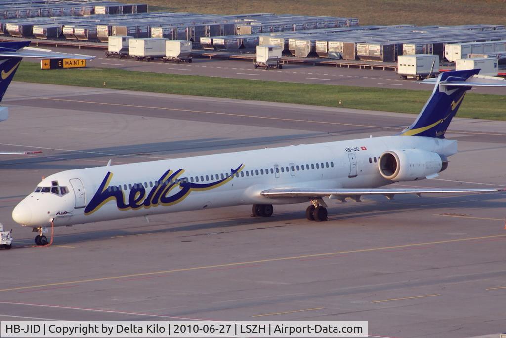 HB-JID, 1996 McDonnell Douglas MD-90-30 C/N 53460, FHE [HW] Hello AG