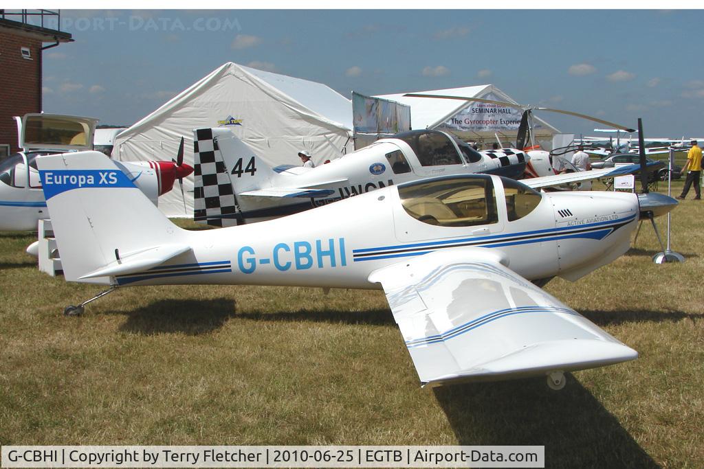 G-CBHI, 2001 Europa XS Monowheel C/N PFA 247-13245, 2001 Price B EUROPA XS, c/n: PFA 247-13245 displayed at AeroExpo 2010