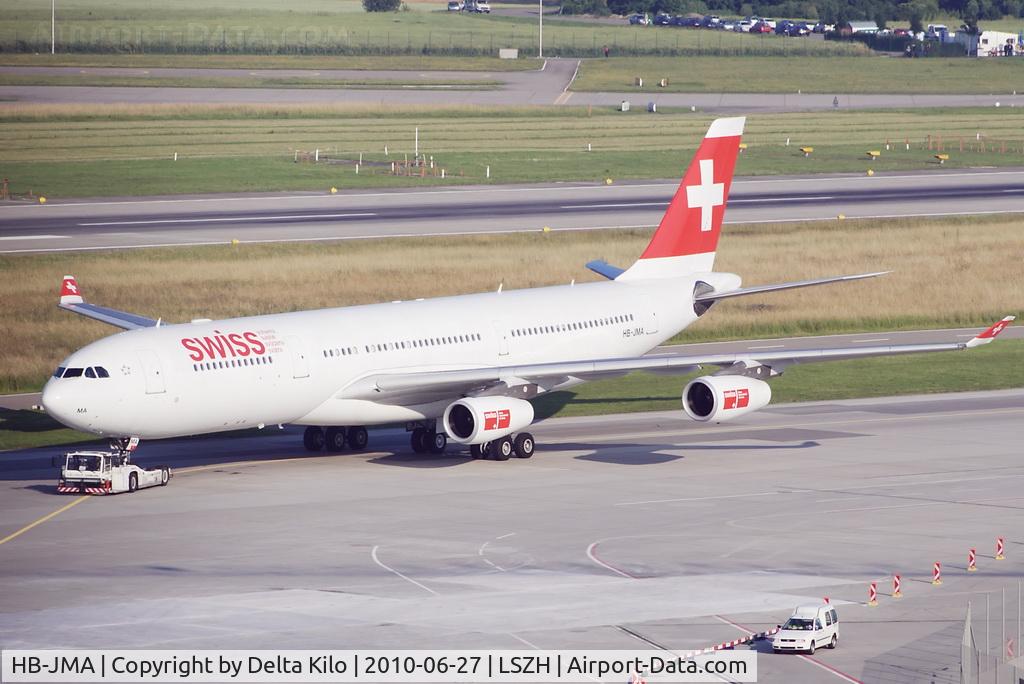 HB-JMA, 2003 Airbus A340-313 C/N 538, SWR [LX] Swiss International Air Lines