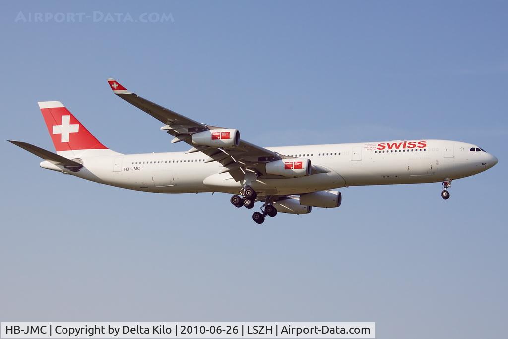 HB-JMC, 2003 Airbus A340-313 C/N 546, SWR [LX] Swiss International Air Lines