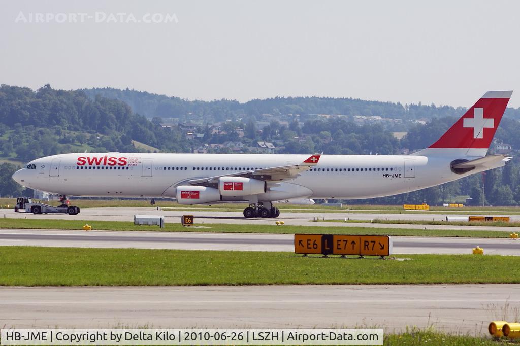 HB-JME, 2003 Airbus A340-313X C/N 559, SWR [LX] Swiss International Air Lines