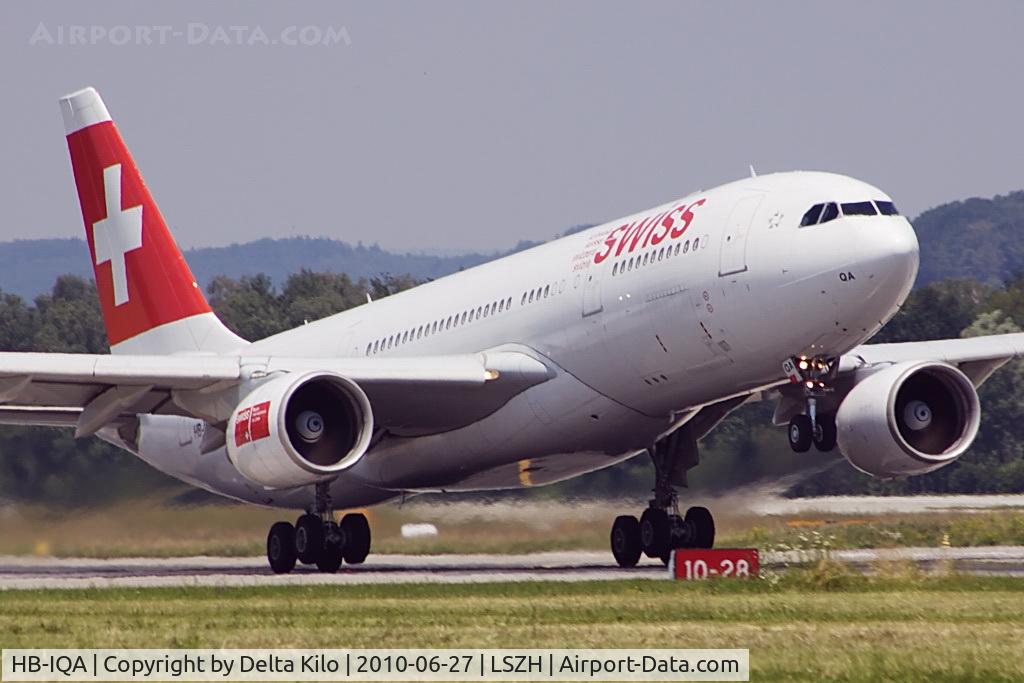 HB-IQA, 1998 Airbus A330-223 C/N 229, SWR [LX] Swiss International Air Lines