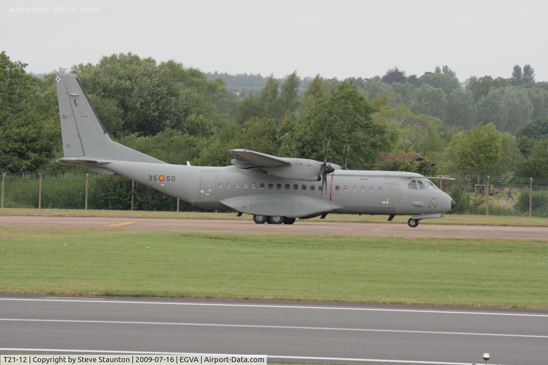 T21-12, 2008 CASA C-295M C/N EA03-12-045, Taken at the Royal International Air Tattoo 2009