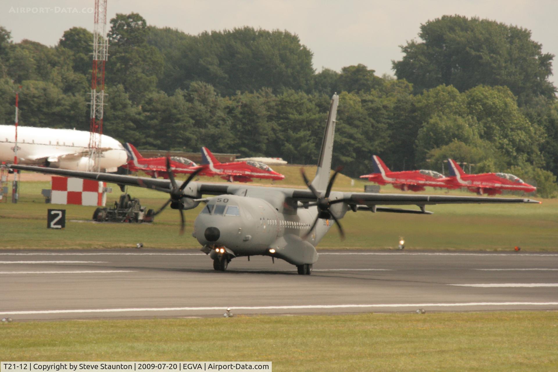 T21-12, 2008 CASA C-295M C/N EA03-12-045, Taken at the Royal International Air Tattoo 2009