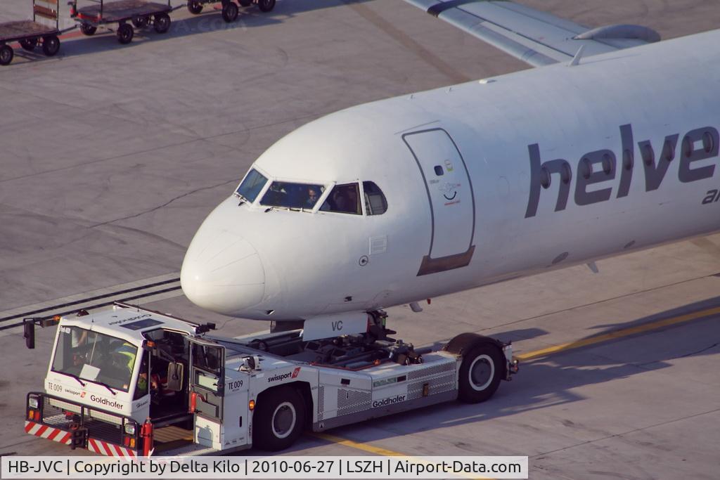 HB-JVC, 1994 Fokker 100 (F-28-0100) C/N 11501, OAW [2L] Helvetic