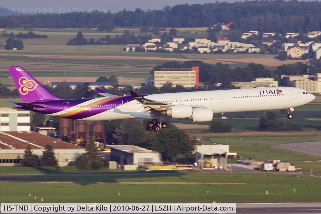 HS-TND, 2005 Airbus A340-642 C/N 710, THA [TG] Thai Airways International