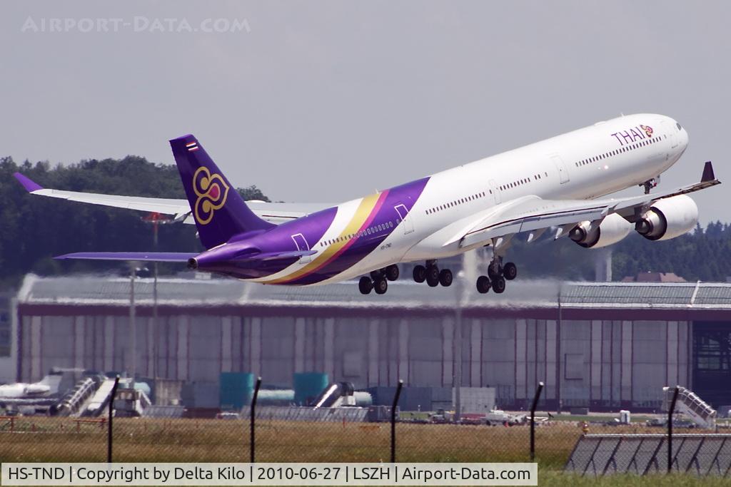 HS-TND, 2005 Airbus A340-642 C/N 710, THA [TG] Thai Airways International