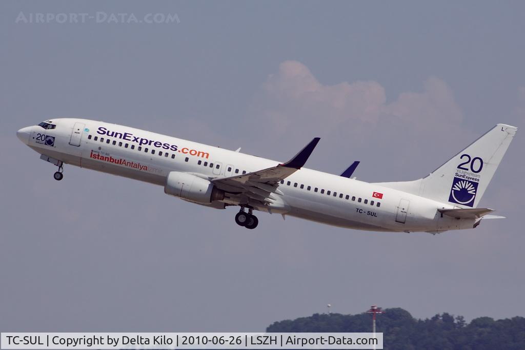 TC-SUL, 1998 Boeing 737-85F C/N 28822, SXS [XQ] SunExpress
Boeing 	737-85F /W	c/n 28822