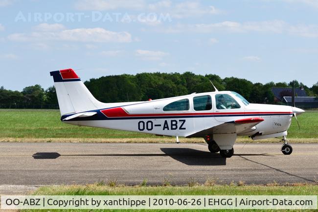 OO-ABZ, 1972 Beech 35-C33 Debonair Debonair C/N CD-890, OO-ABZ Beech F33A Bonanza BE33 spotted at Groningen-Eelde Airport on June 26 of 2010