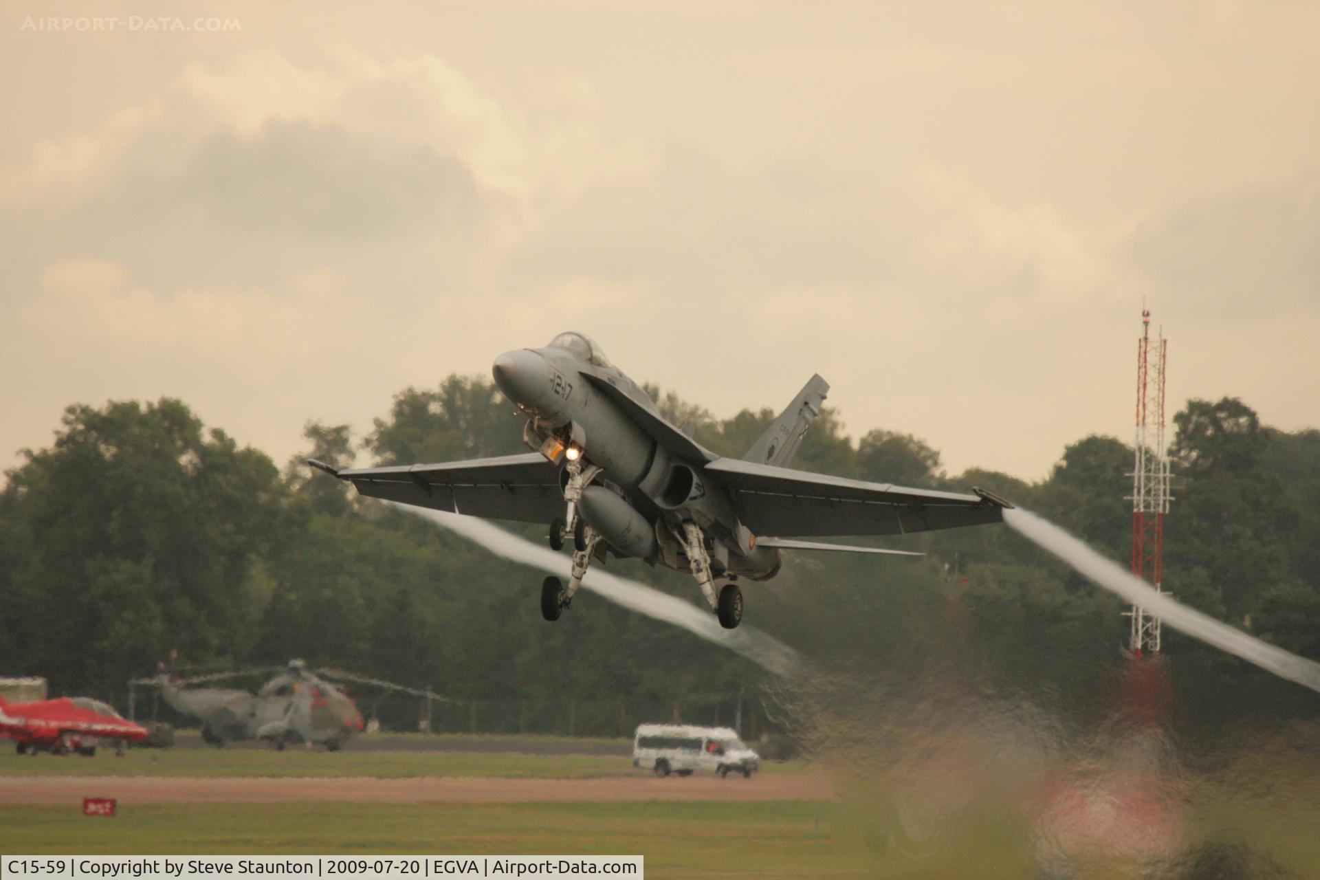 C15-59, McDonnell Douglas EF-18A+ Hornet C/N 0840/A581, Taken at the Royal International Air Tattoo 2009