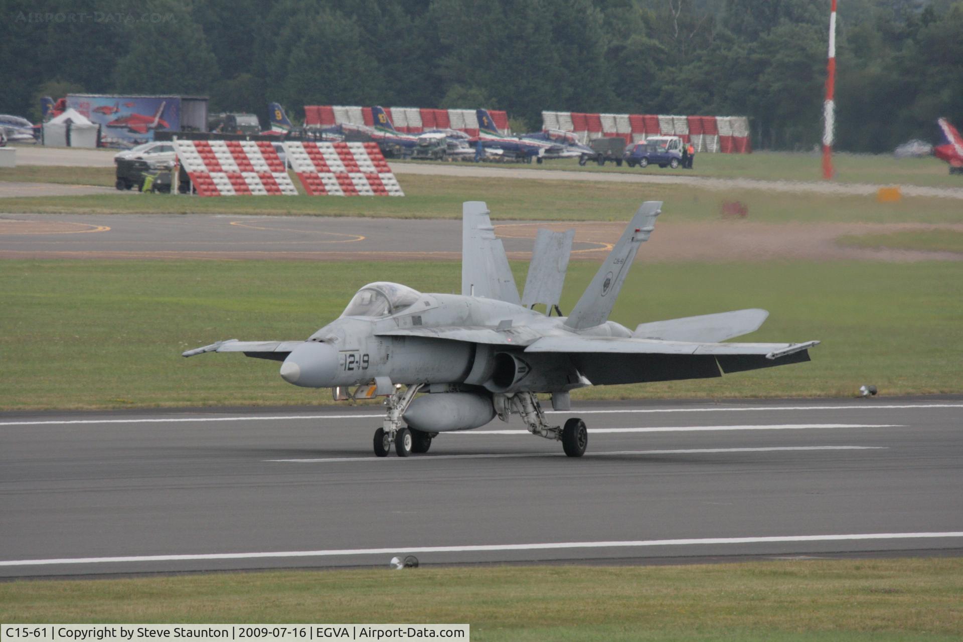 C15-61, 1989 McDonnell Douglas EF-18A+ Hornet C/N 0854/A583, Taken at the Royal International Air Tattoo 2009