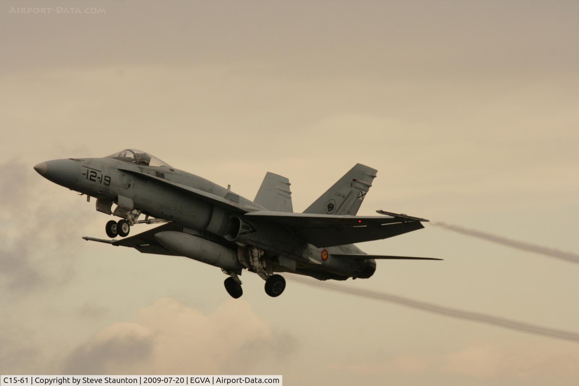 C15-61, 1989 McDonnell Douglas EF-18A+ Hornet C/N 0854/A583, Taken at the Royal International Air Tattoo 2009