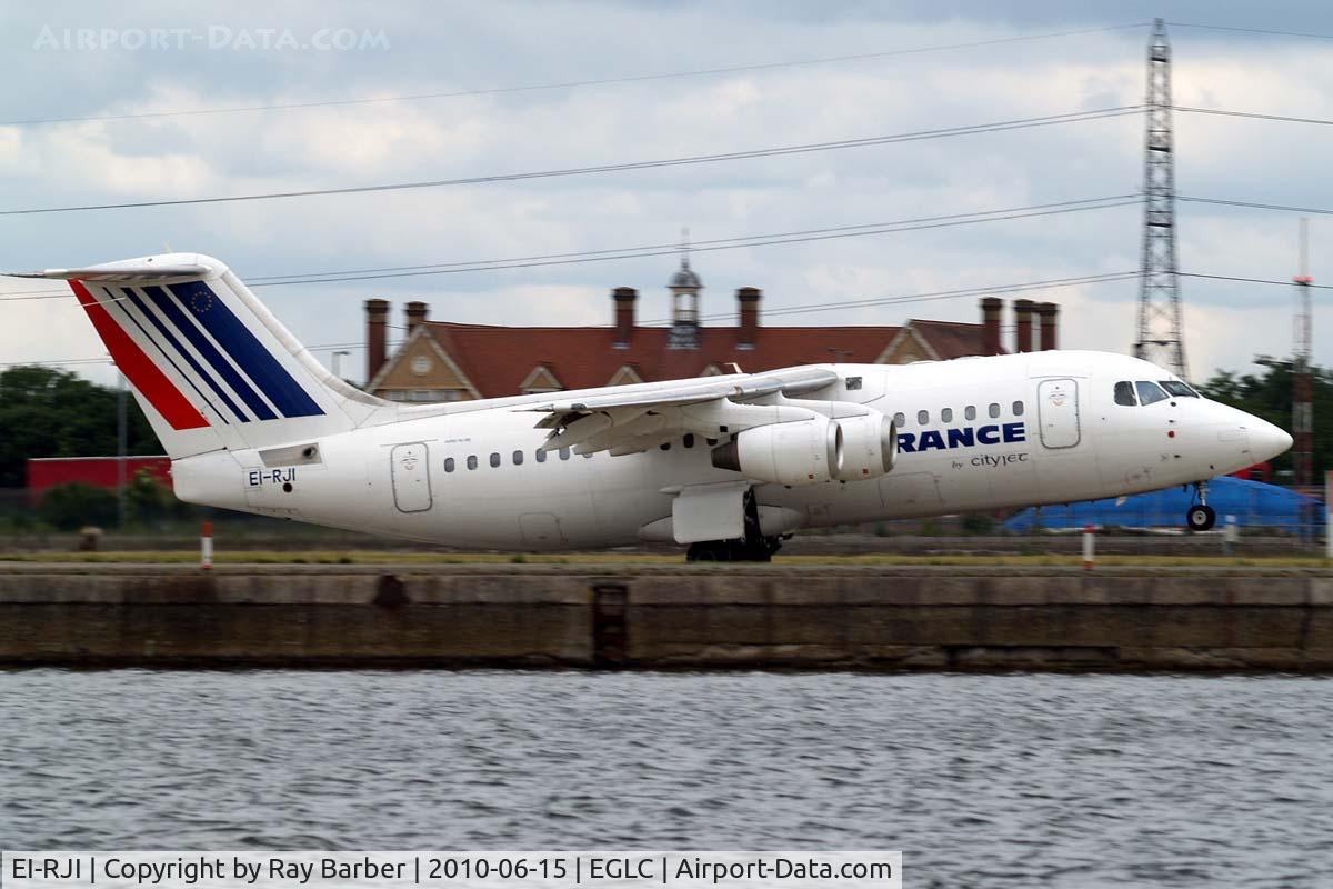 EI-RJI, 1999 British Aerospace Avro 146-RJ85A C/N E2346, BAe 146-RJ85 [E2346] (Cityjet) London City~G 15/06/2010. Seen departing.