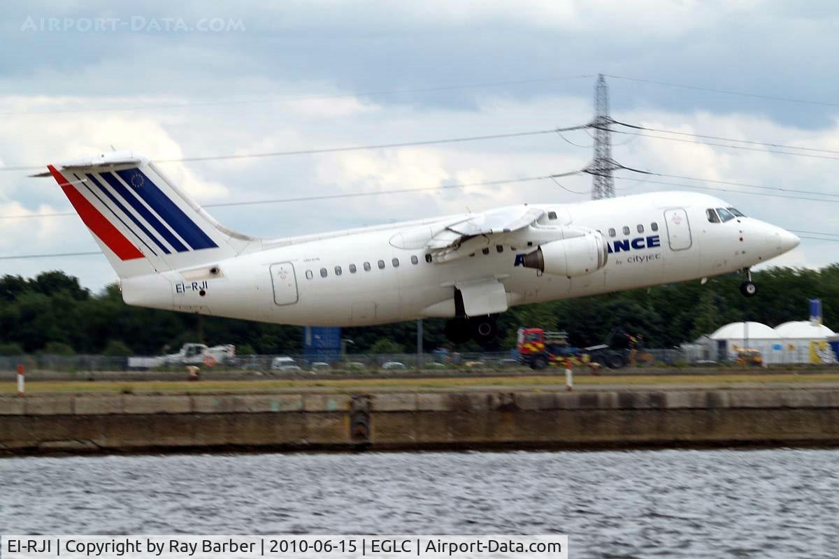 EI-RJI, 1999 British Aerospace Avro 146-RJ85A C/N E2346, BAe 146-RJ85 [E2346] (Cityjet) London City~G 15/06/2010. Seen departing.