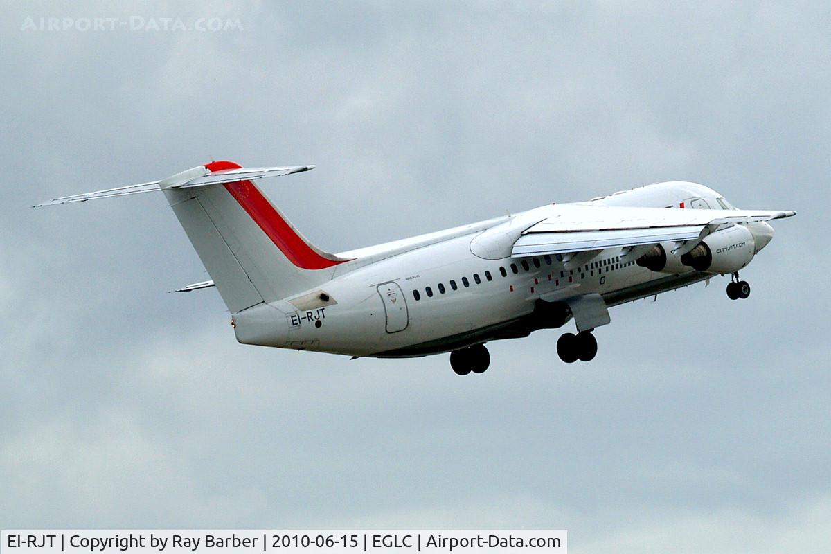 EI-RJT, 2000 British Aerospace Avro 146-RJ85A C/N E2366, BAe 146-RJ85 [E2366] (Cityjet) London City~G 15/06/2010. Seen departing.