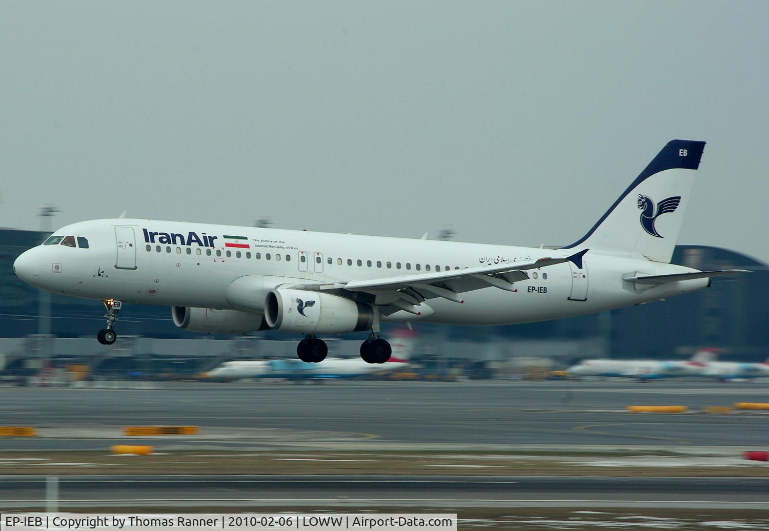 EP-IEB, 1996 Airbus A320-232 C/N 575, Iran Air