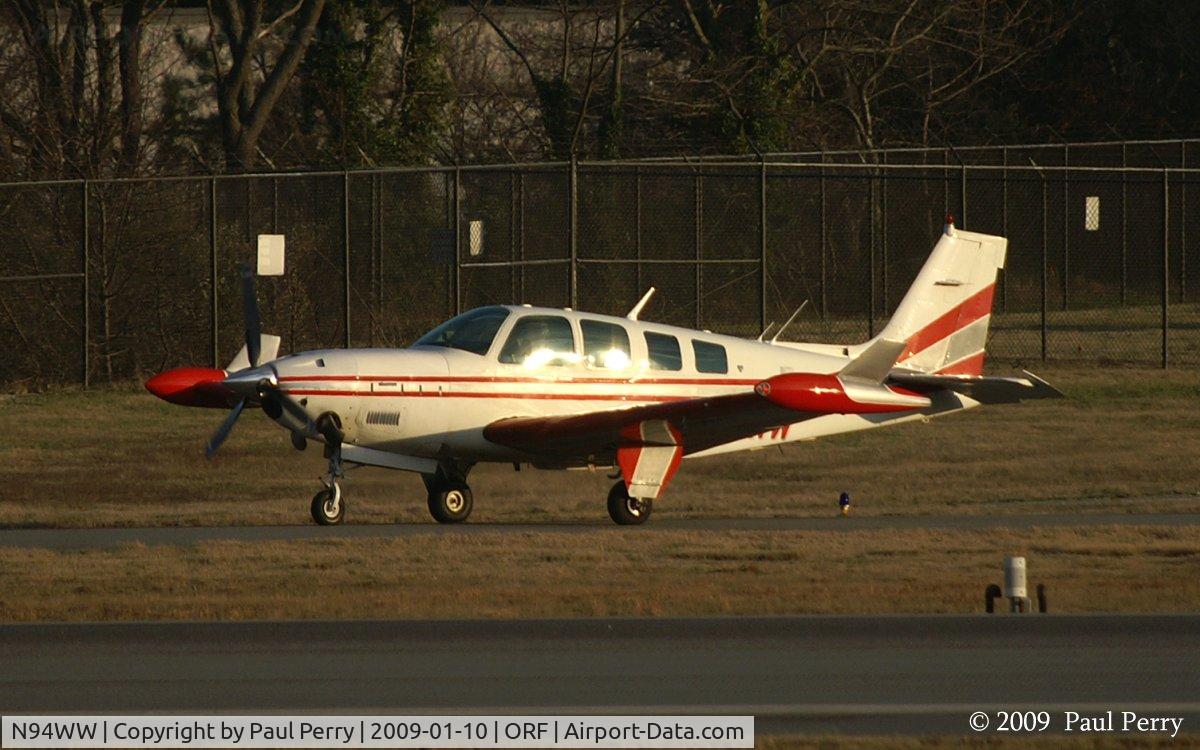 N94WW, 1981 Beech A36 Bonanza 36 C/N E-1817, When the jets quieted a little, you could hear the buzz of this little beauty