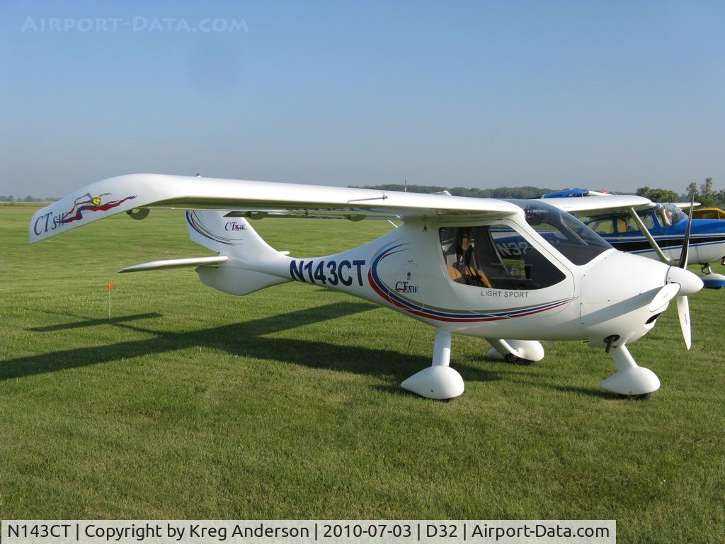 N143CT, 2006 Flight Design CTSW C/N 06-11-08, Starbuck Fly-in 2010