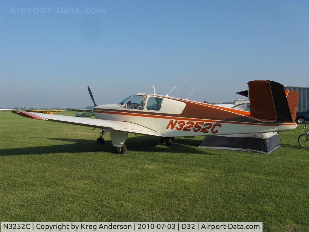 N3252C, 1954 Beech E35 C/N D-3917, Starbuck Fly-in 2010