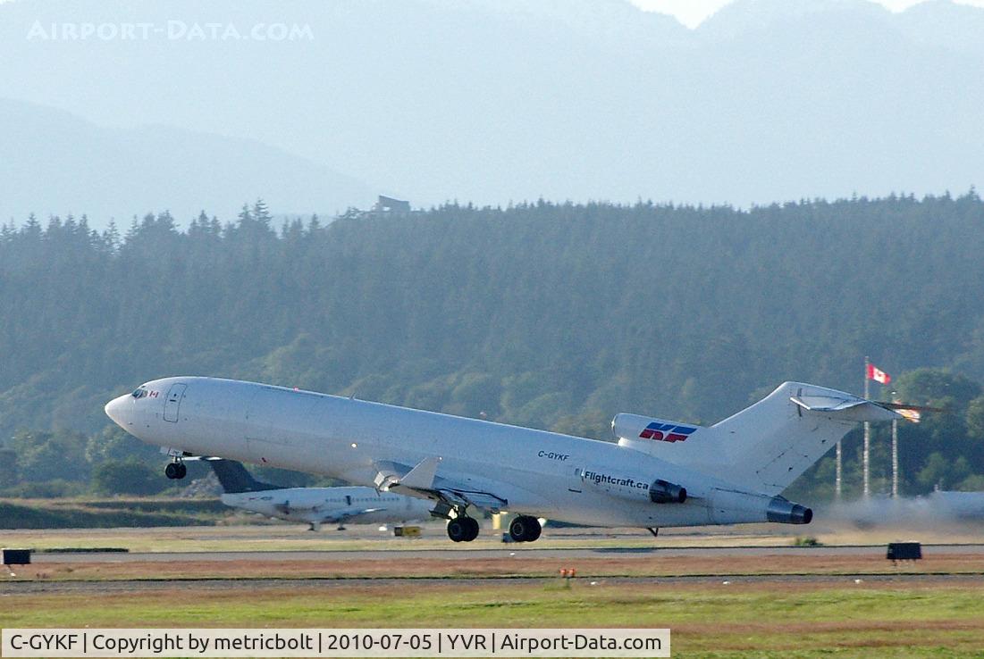 C-GYKF, 1974 Boeing 727-277F(A) C/N 20551, Evening departure from YVR