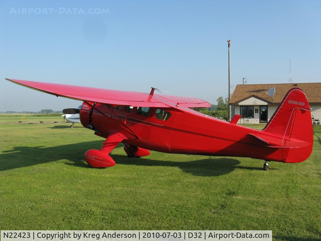 N22423, 1940 Howard Aircraft DGA-15P C/N 522, Starbuck Fly-in 2010