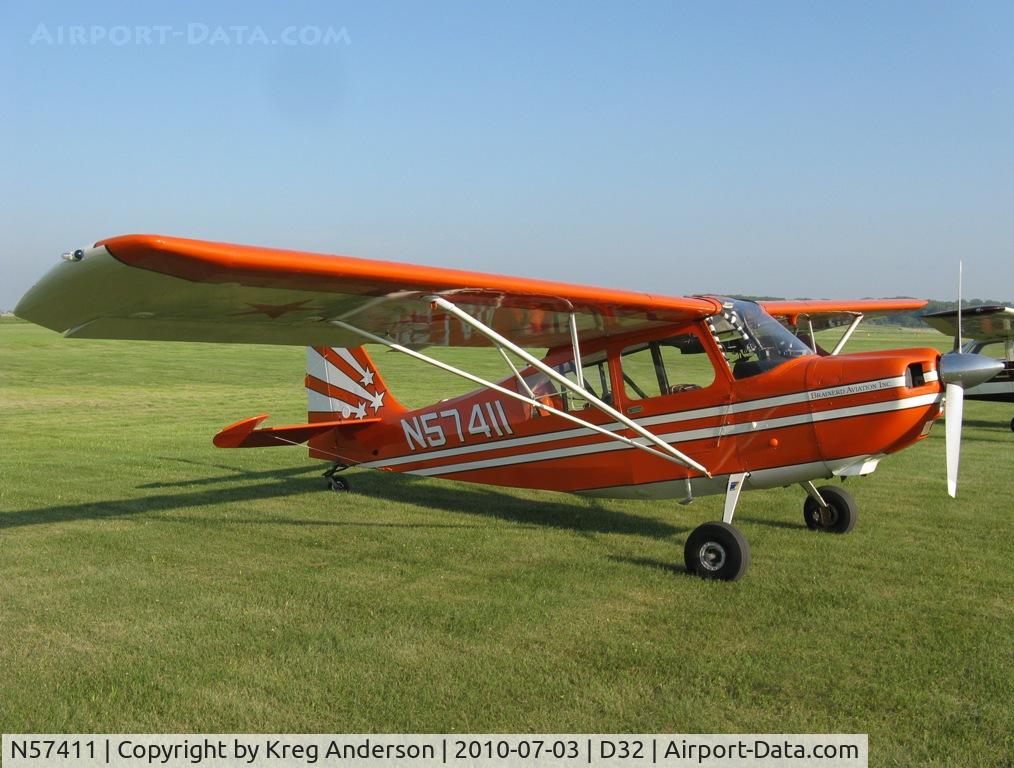 N57411, 1973 Bellanca 7KCAB Citabria C/N 372-73, Starbuck Fly-in 2010
