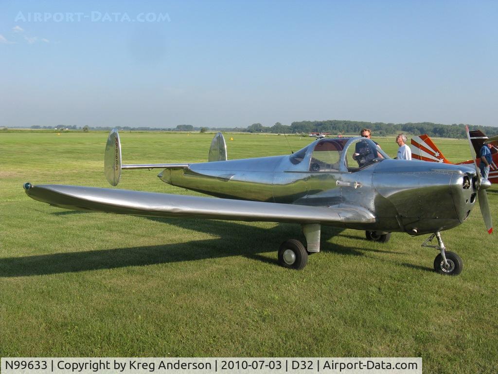 N99633, 1946 Erco 415C Ercoupe C/N 2256, Starbuck Fly-in 2010